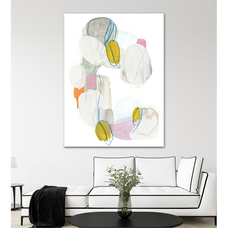 Giant Art 72x54 Shift Change I Fine Art Giant Canvas Print in Multi-Color