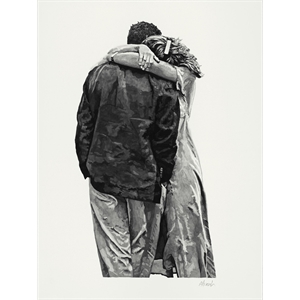 Giant Art 72x54 Peter & Rebecca Fine Art Giant Canvas Print in White