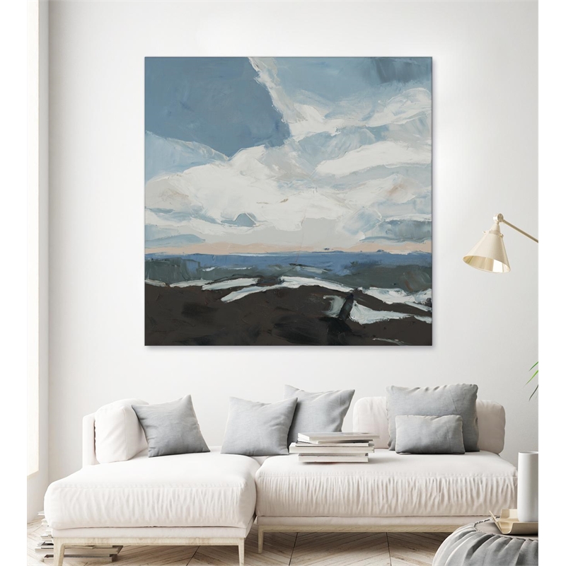 Giant Art 84x84 Retreat Fine Art Giant Canvas Print in Multi-Color