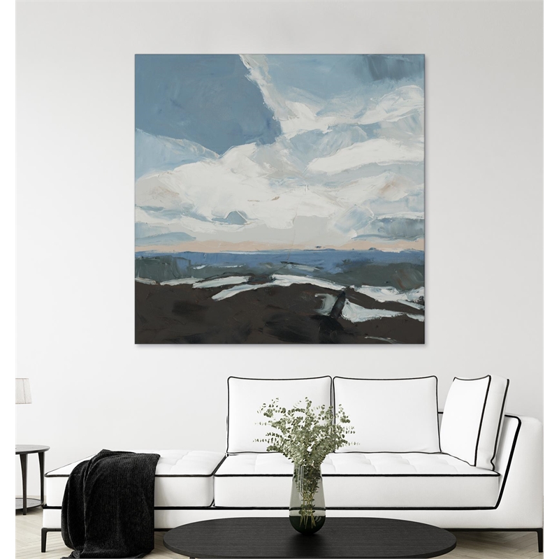 Giant Art 54x54 Retreat Fine Art Giant Canvas Print in Multi-Color