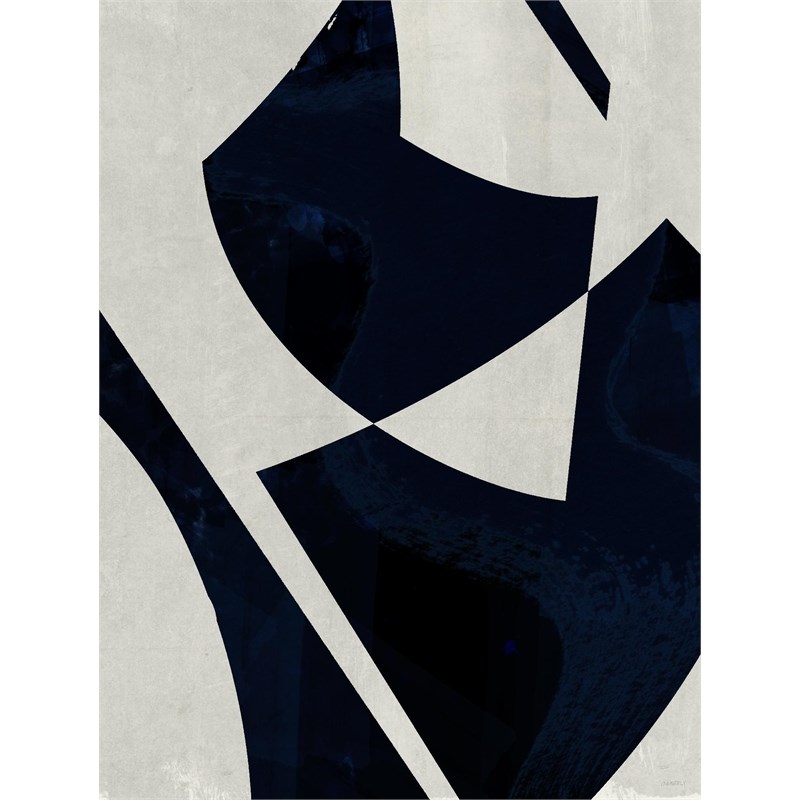 Giant Art 72x54 Black Machine I Fine Art Giant Canvas Print in Multi-Color