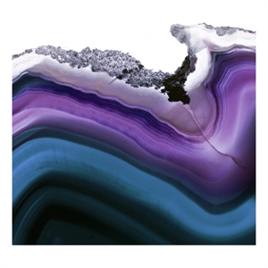 Giant Art 54x54 Aster Agate A Fine Art Giant Canvas Print in Purple