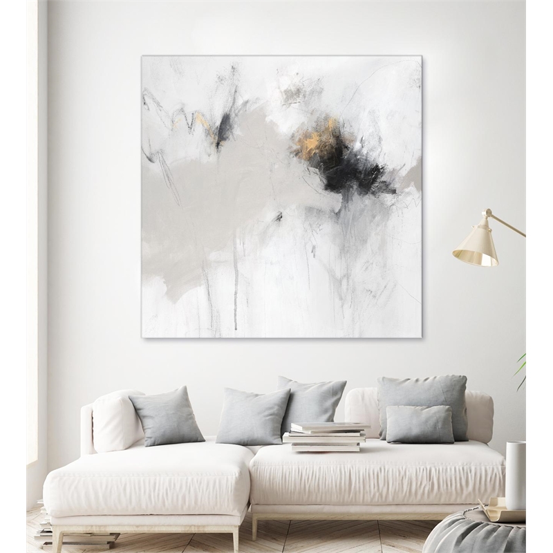 Giant Art 72x72 Golden Beat II Fine Art Giant Canvas Print in Multi-Color