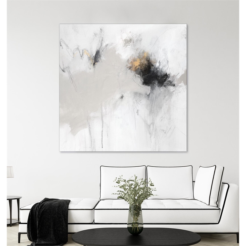 Giant Art 72x72 Golden Beat II Fine Art Giant Canvas Print in Multi-Color