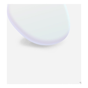 Giant Art 84x54 form02 Fine Art Giant Canvas Print in White