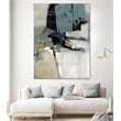 Giant Art 72x54 Fluidity I Fine Art Giant Canvas Print in Multi-Color