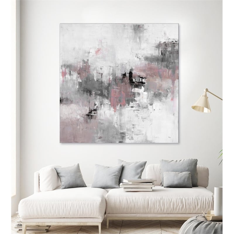 Giant Art 54x54 Refocus And Restart Fine Art Giant Canvas Print in Pink