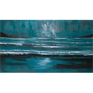 Giant Art 84x48 Blue Escape Fine Art Giant Canvas Print in Multi-Color