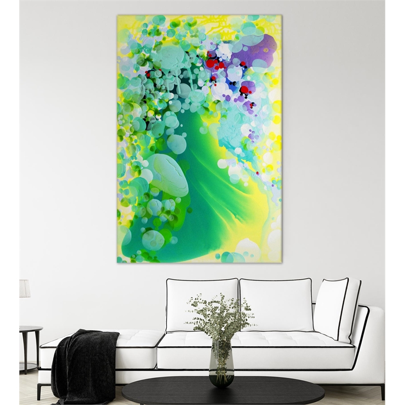 Giant Art 72x48 Towards the weekend Fine Art Giant Canvas Print in Yellow