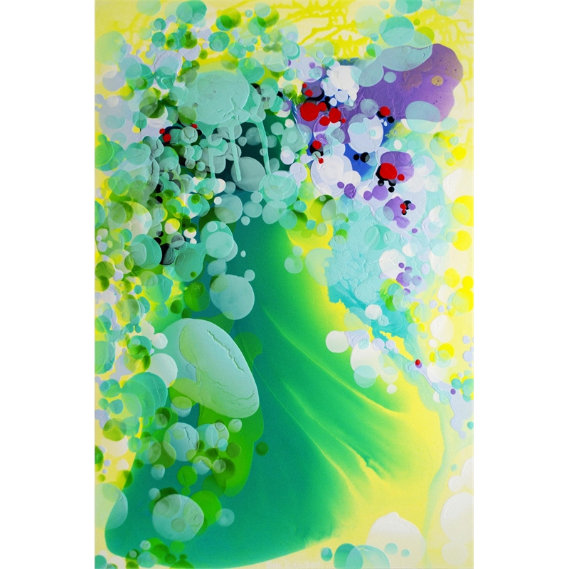 Giant Art 72x48 Towards the weekend Fine Art Giant Canvas Print in Yellow