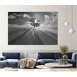 Giant Art 72x48 Tree Shadow Fine Art Giant Canvas Print in White