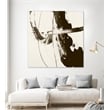 Giant Art 72x72 Sepia H Fine Art Giant Canvas Print in Multi-Color