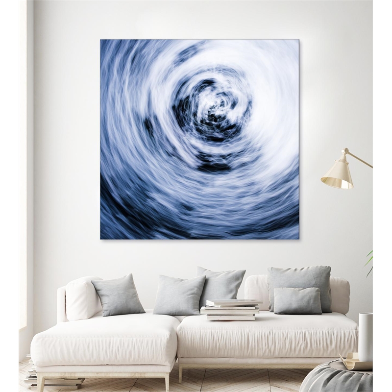 Giant Art 54x54 Forest Abstract 1 Fine Art Giant Canvas Print in Multi-Color