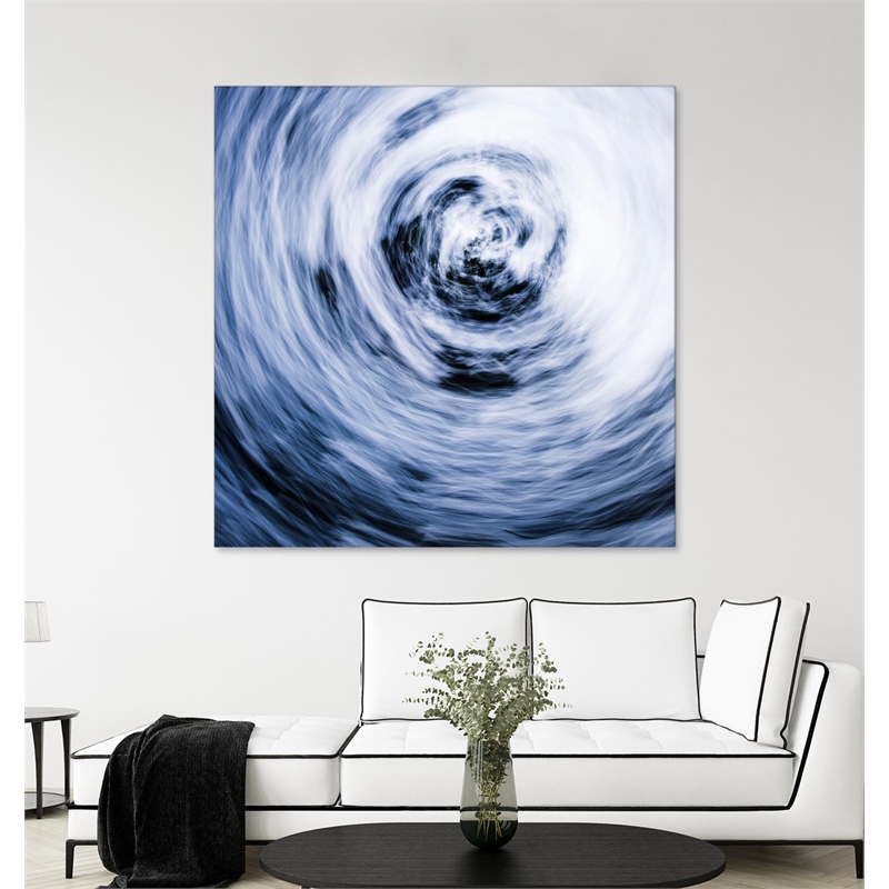 Giant Art 54x54 Forest Abstract 1 Fine Art Giant Canvas Print in Multi-Color