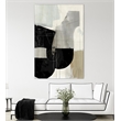 Giant Art 72x48 Jet Black I Fine Art Giant Canvas Print in Multi-Color