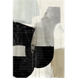 Giant Art 72x48 Jet Black I Fine Art Giant Canvas Print in Multi-Color