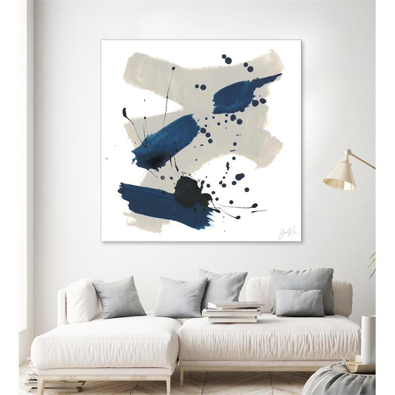 Giant Art 54x54 Kanji III Fine Art Giant Canvas Print in Multi-Color