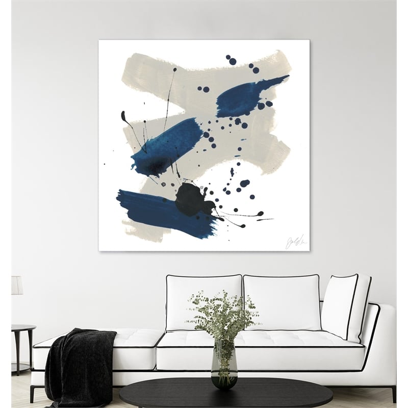 Giant Art 54x54 Kanji III Fine Art Giant Canvas Print in Multi-Color