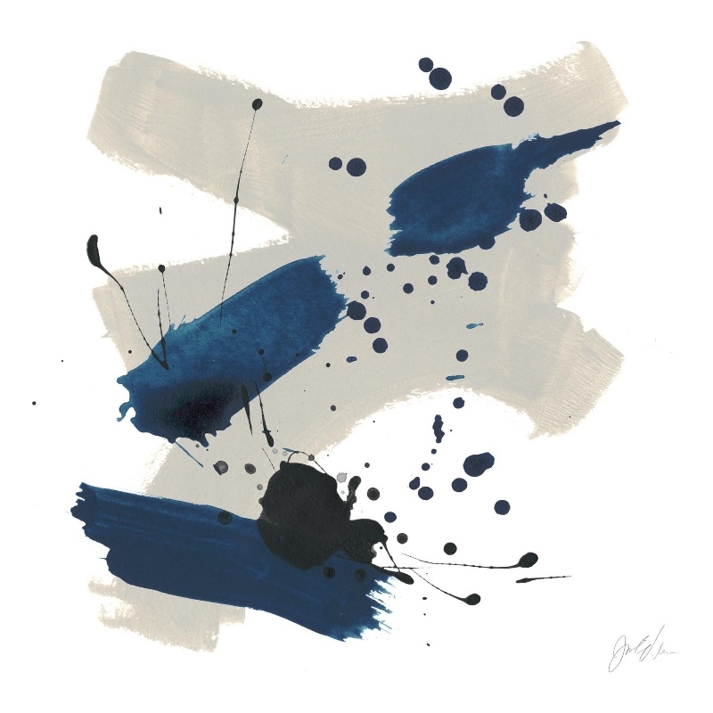 Giant Art 54x54 Kanji III Fine Art Giant Canvas Print in Multi-Color