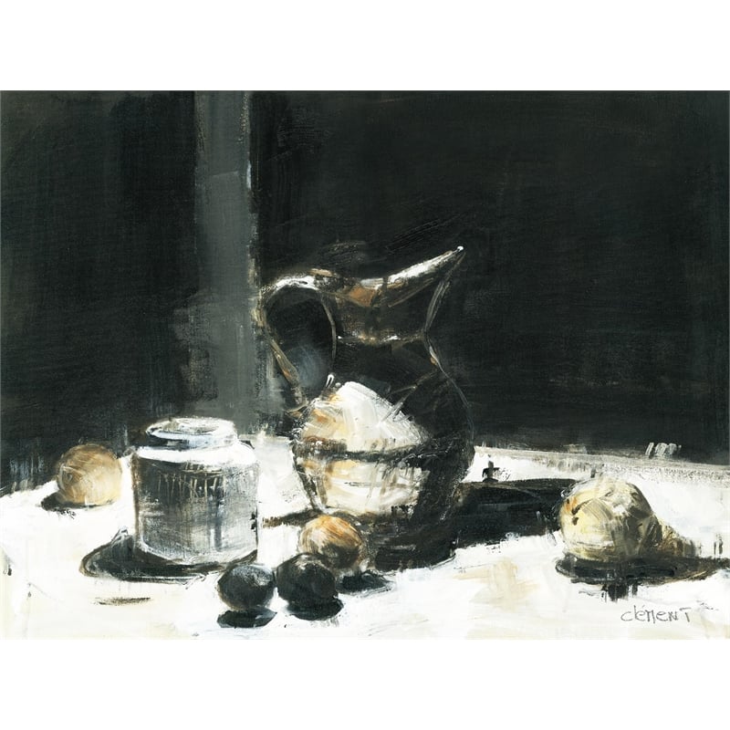 Giant Art 72x54 Nature Morte I Fine Art Giant Canvas Print in Multi-Color