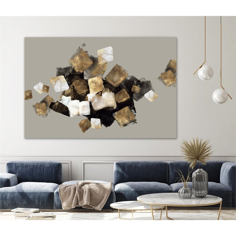 Giant Art 84x54 Marigold's Touch Fine Art Giant Canvas Print in Multi-Color