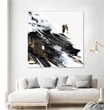 Giant Art 84x84 Motion Waves Fine Art Giant Canvas Print in Multi-Color