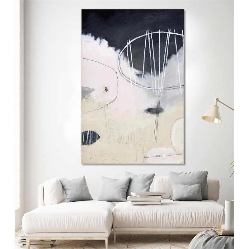 Giant Art 84x54 ATMOSPHERE Fine Art Giant Canvas Print in Multi-Color