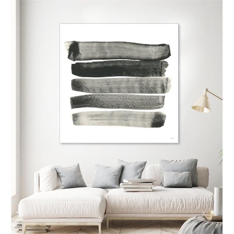 Giant Art 72x72 Abstract Line No. 67 Fine Art Giant Canvas Print in Multi-Color
