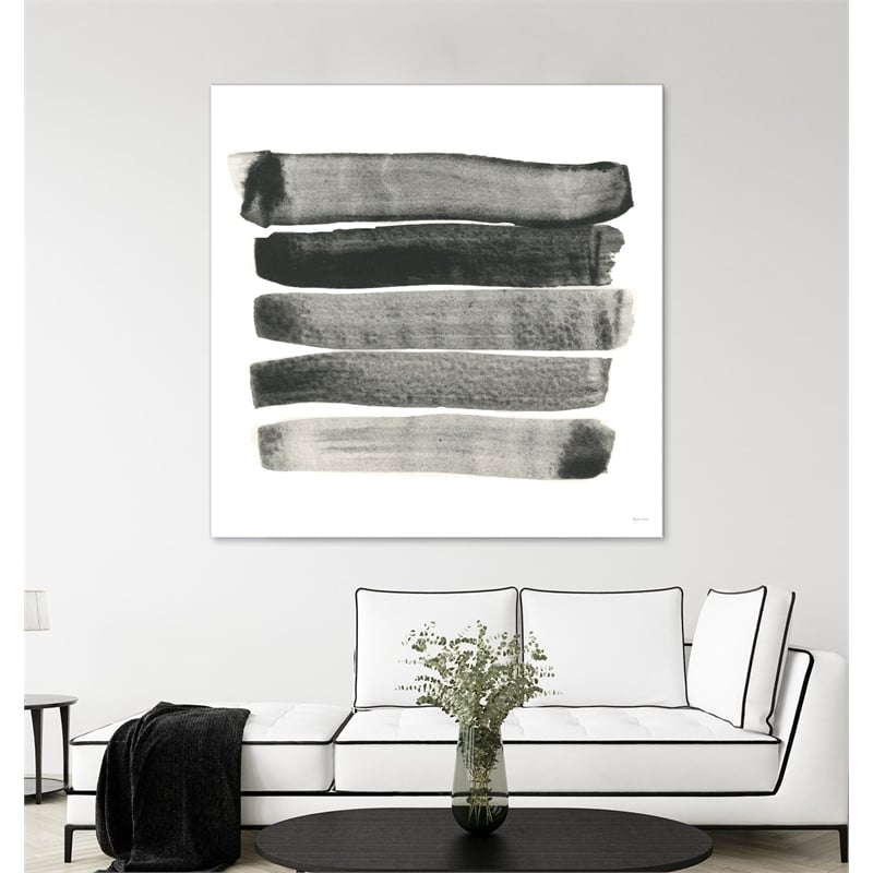 Giant Art 54x54 Abstract Line No. 67 Fine Art Giant Canvas Print in Multi-Color