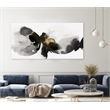 Giant Art 72x36 Flowing Rythm II Fine Art Giant Canvas Print in White