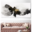 Giant Art 72x36 Flowing Rythm II Fine Art Giant Canvas Print in White