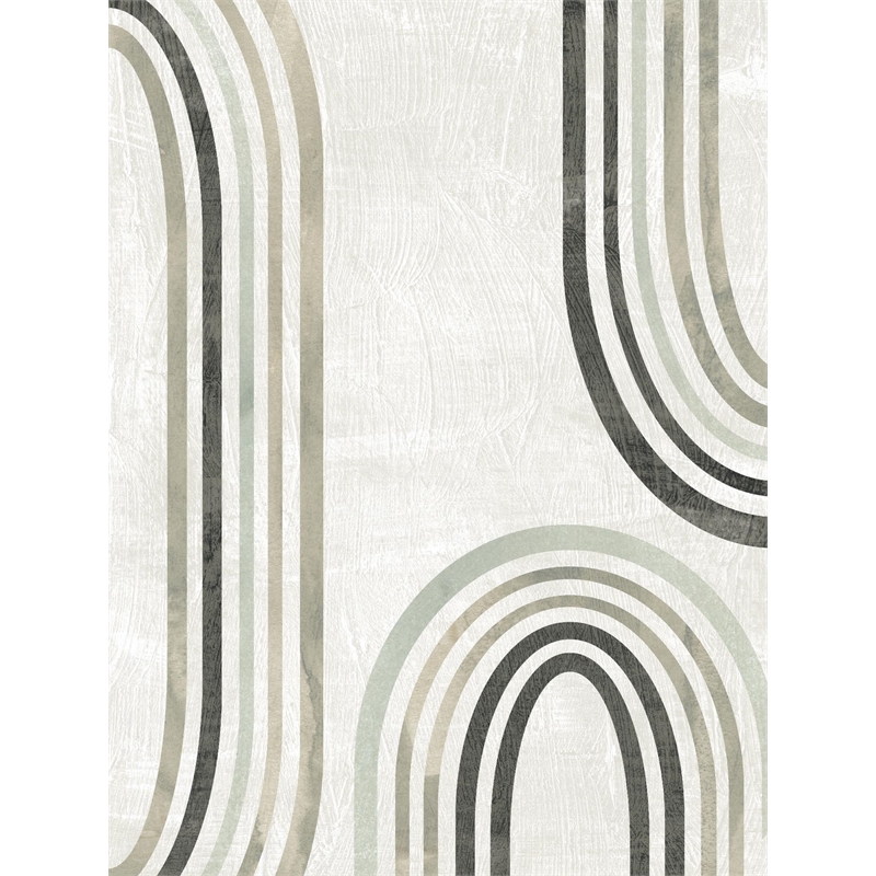 Giant Art 72x54 Modern Arc in Color I Fine Art Giant Canvas Print in Multi-Color