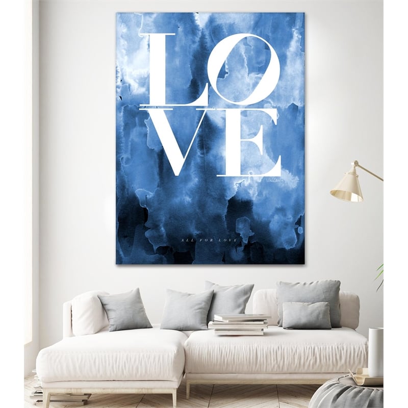 Giant Art 72x54 All For Love Fine Art Giant Canvas Print in Multi-Color