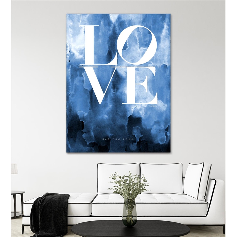 Giant Art 72x54 All For Love Fine Art Giant Canvas Print in Multi-Color