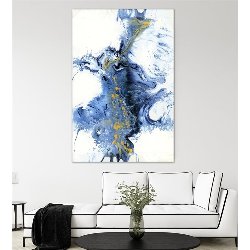 Giant Art 84x54 UNTITLEDIV Fine Art Giant Canvas Print in White
