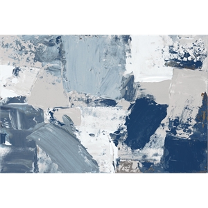 Giant Art 84x54 Blue Combo Fine Art Giant Canvas Print in Multi-Color