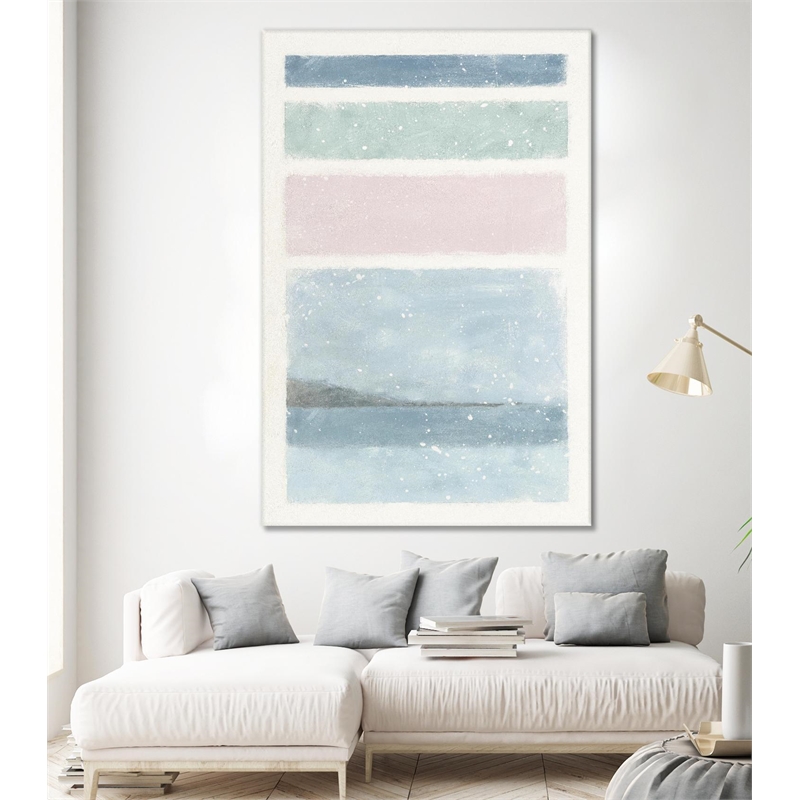 Giant Art 72x48 Layers Fine Art Giant Canvas Print in Multi-Color