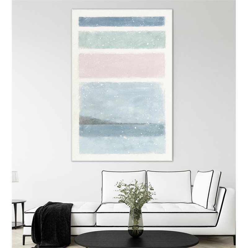 Giant Art 72x48 Layers Fine Art Giant Canvas Print in Multi-Color