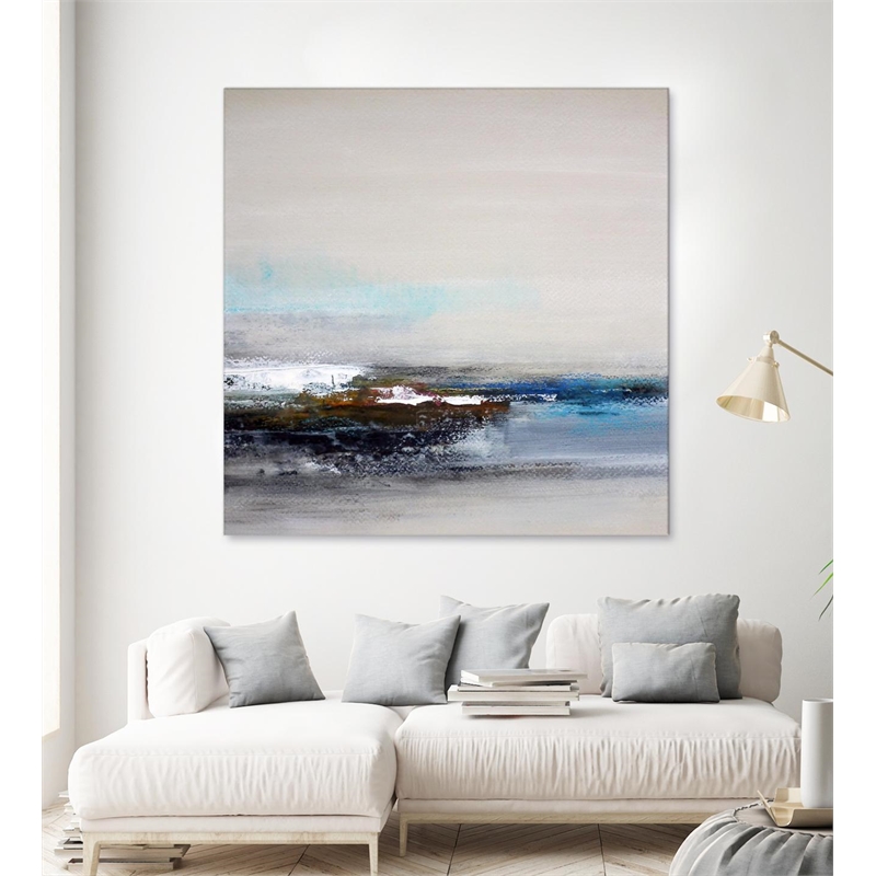 Giant Art 84x84 Confluence Fine Art Giant Canvas Print in Multi-Color