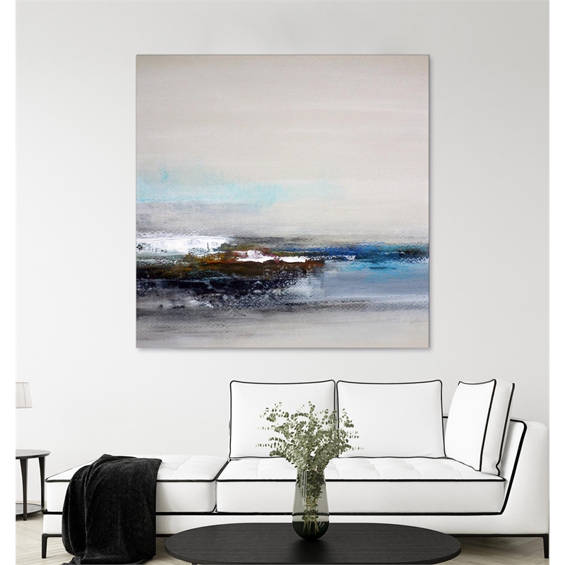 Giant Art 84x84 Confluence Fine Art Giant Canvas Print in Multi-Color