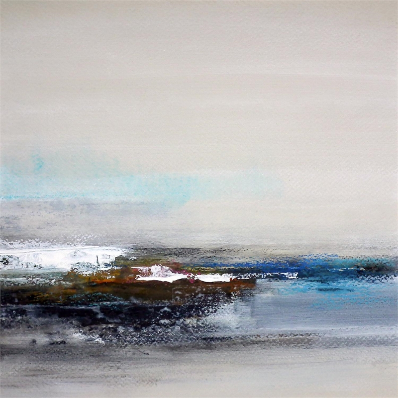 Giant Art 84x84 Confluence Fine Art Giant Canvas Print in Multi-Color