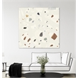 Giant Art 84x84 Abstract Terazzo II Fine Art Giant Canvas Print in Multi-Color