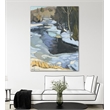 Giant Art 72x54 Blue Shadows Fine Art Giant Canvas Print in Multi-Color
