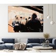 Giant Art 72x54 Late Night Queue Fine Art Giant Canvas Print in Multi-Color