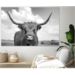 Giant Art 84x54 On the Ranch IV BW Fine Art Giant Canvas Print in Multi-Color