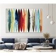 Giant Art 72x48 Even Flow Fine Art Giant Canvas Print in Red