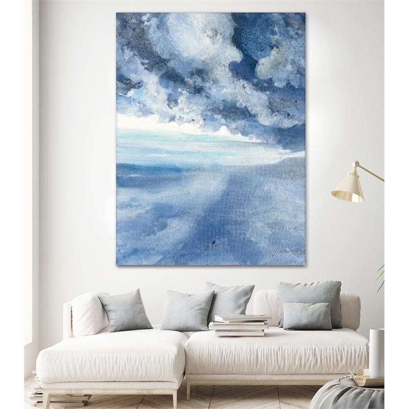 Giant Art 72x54 The Sea Fine Art Giant Canvas Print in Multi-Color