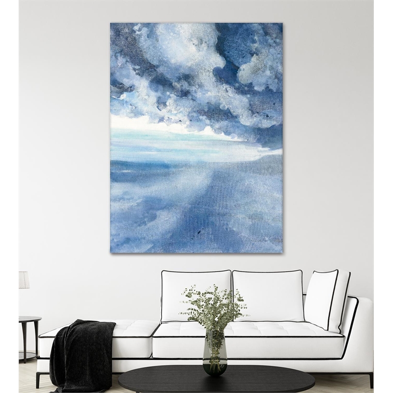 Giant Art 72x54 The Sea Fine Art Giant Canvas Print in Multi-Color