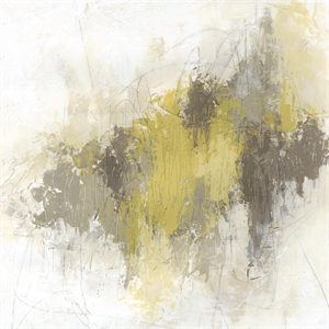 giant art 84x84 saffron abstract i fine art giant canvas print in yellow