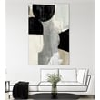 Giant Art 84x54 Jet Black II Fine Art Giant Canvas Print in Multi-Color